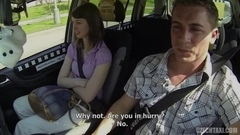 Секс в такси на скрытую камеру с пассажиркой 